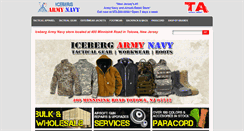 Desktop Screenshot of icebergarmynavy.com